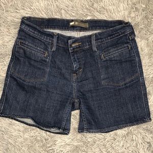 Levi Dark Blue Denim Shorts